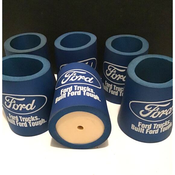Ford Foam Insulator Can Koozie Ford Trucks Built Ford Tough Coozie Soda Beer Coo - Picture 5 of 6
